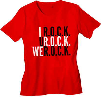 I ROCK, U ROCK, We ROCK Kingdom T-Shirts
